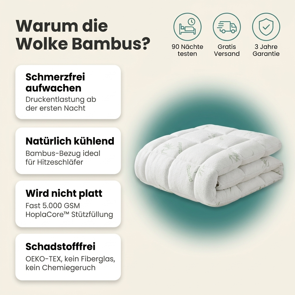 Wolke Bambus Topper